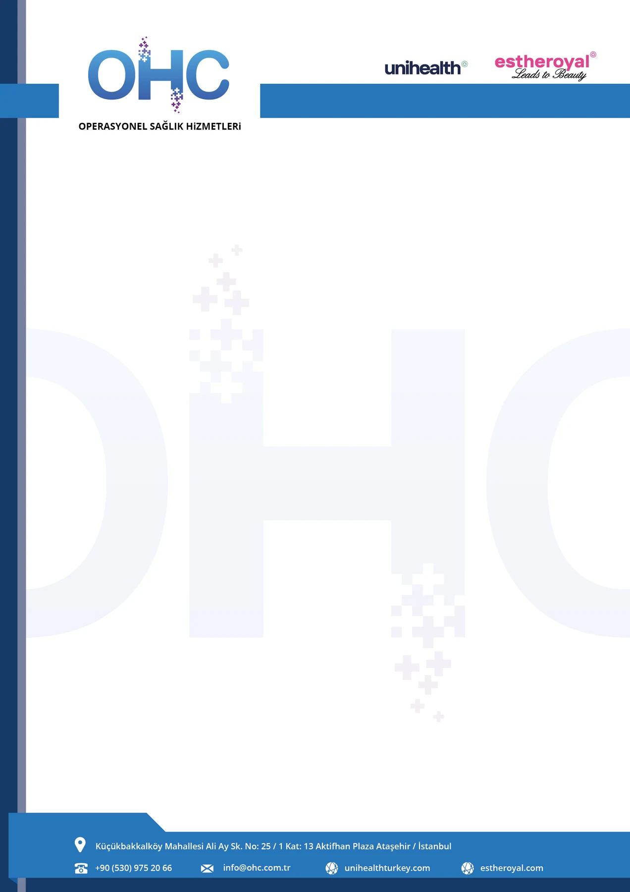 OHC — corporate stationery design