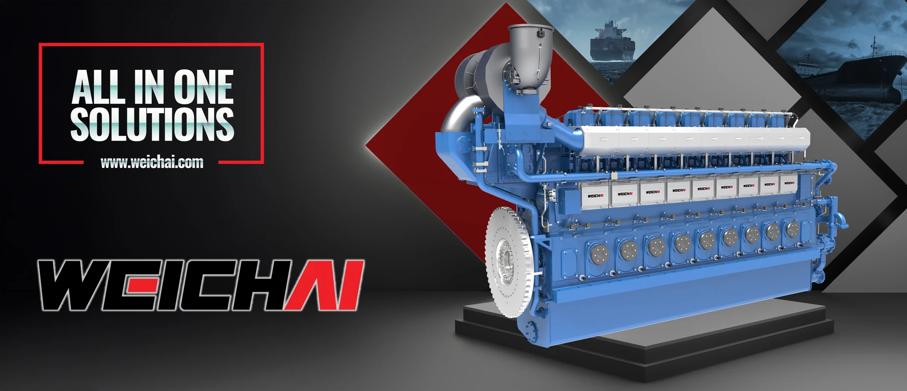 Weichai — engine and power systems campaign artwork