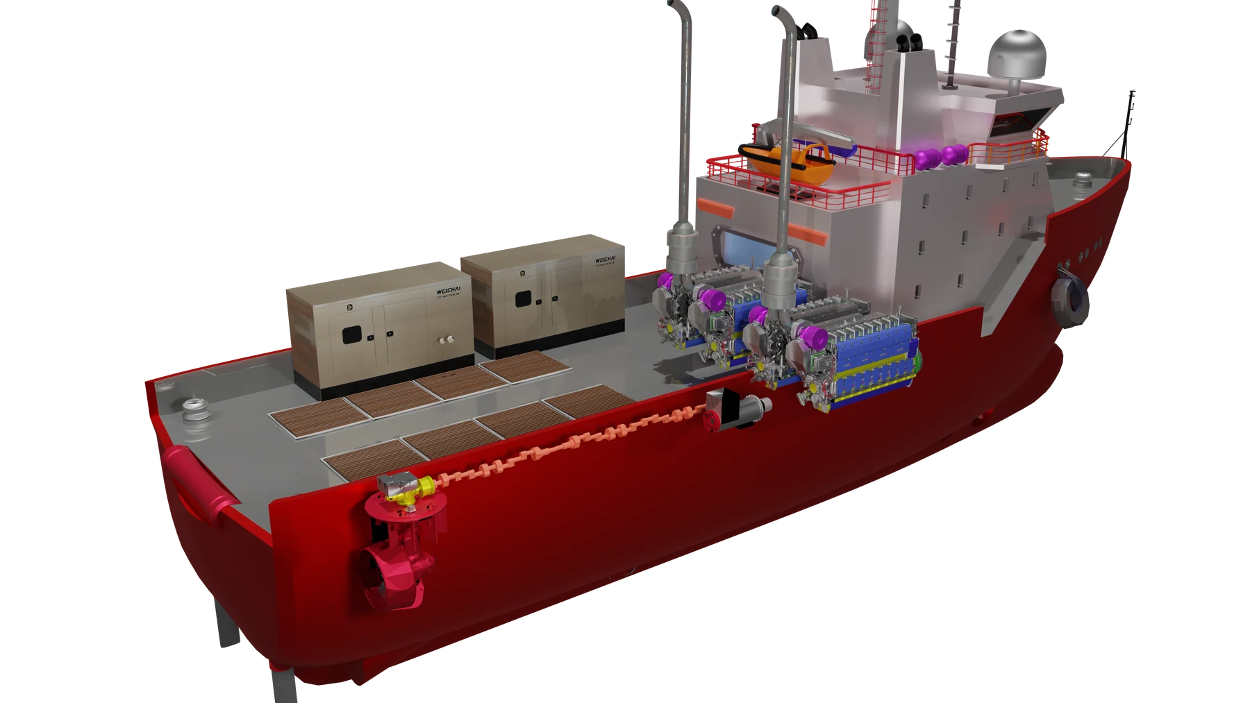 Weichai — 3D marine visualisation